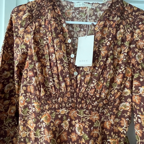 Doen Milana Dress in Mulberry Vine Floral - Picture 2 of 5